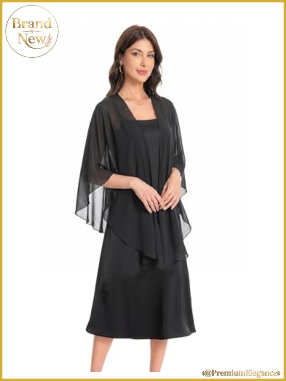 Sheer Chiffon Shawl Wrap Evening Dress Soft Scarf Sleeveless Cover Up